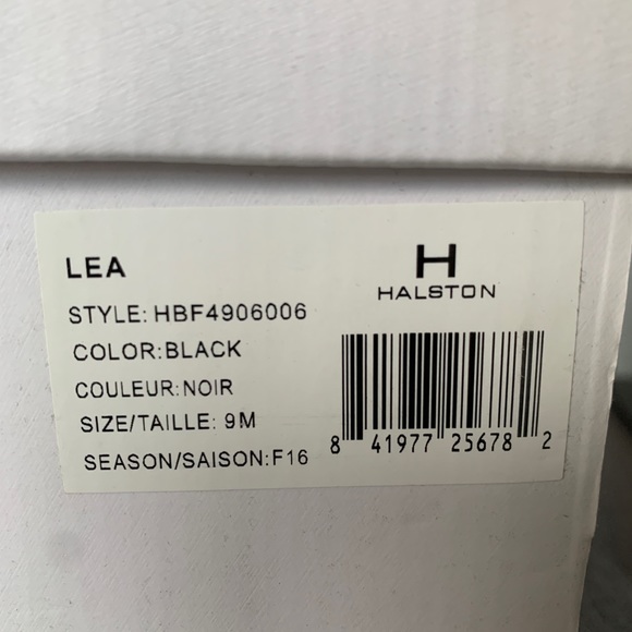 Halston Lea black leather boots - size 9 - Picture 10 of 12